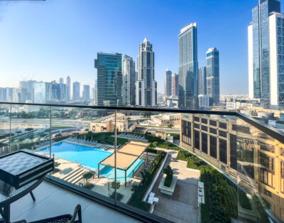 STUNNING POOL VIEW! Furnished Two-bedroom Apartment