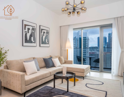 HIGH FLOOR! Stylishly Furnished 2BR Apartment In Downtown